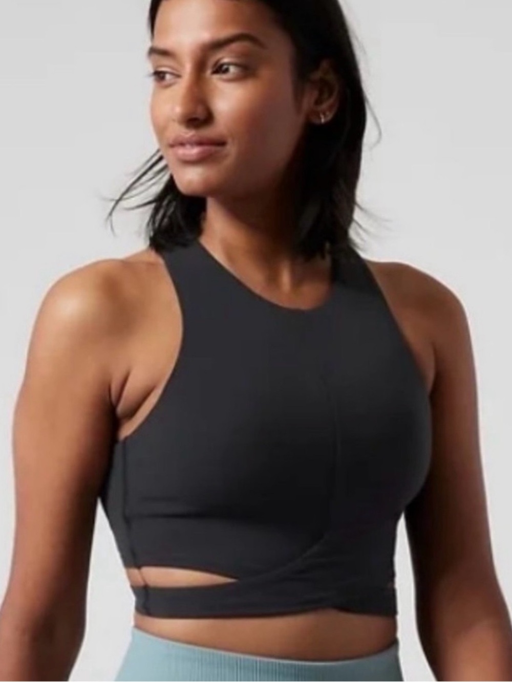 Athleta Consciousl Cut Out Crop A-C XL